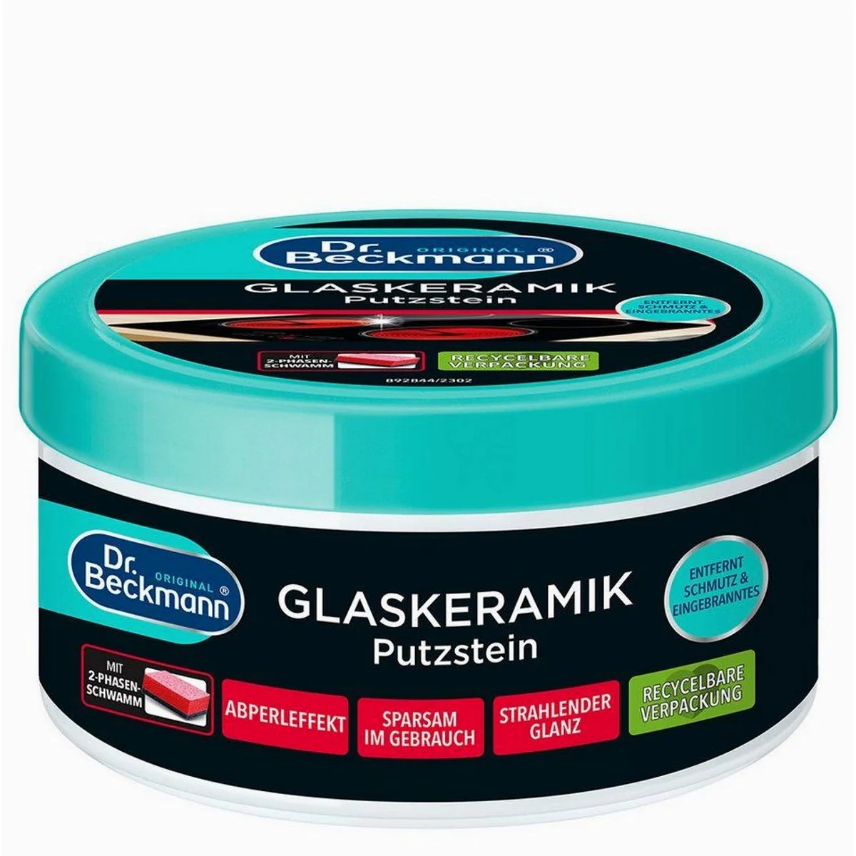Dr. Beckmann Glaskeramik Putzstein, kraftvolle Reinigung & langanhaltender Glanz 2