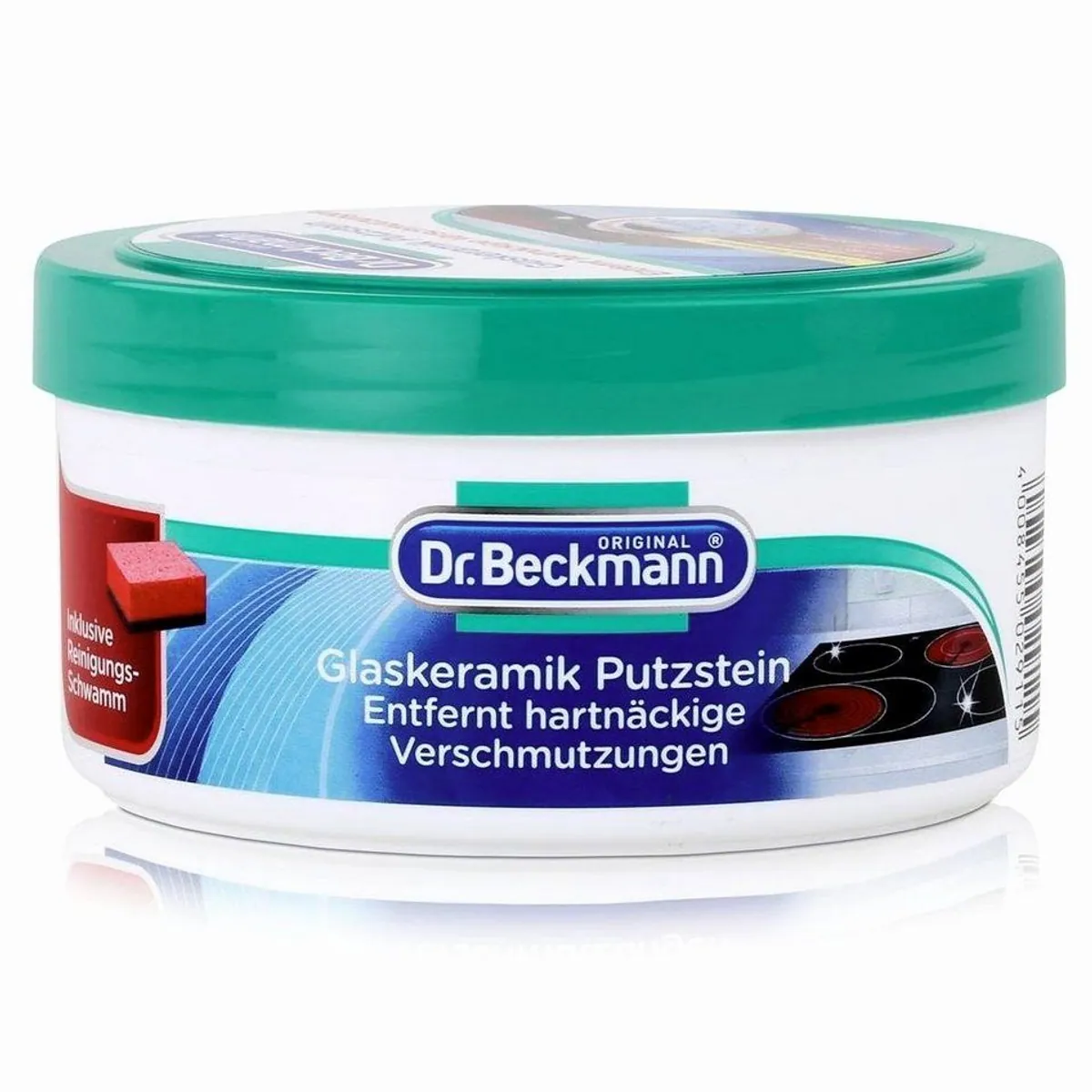 Dr. Beckmann Glaskeramik Putzstein 250g, kraftvolle Reinigung, sanft zu Oberflächen, ohne Mikroplastik 2