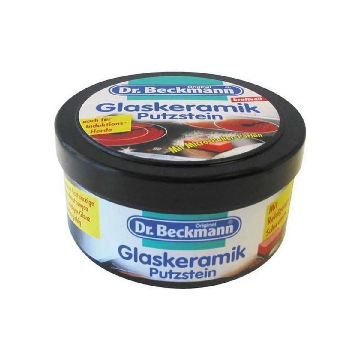 Dr. Beckmann Glaskeramik Putzstein 250g, kraftvolle Reinigung, sanft zu Oberflächen, ohne Mikroplastik 3