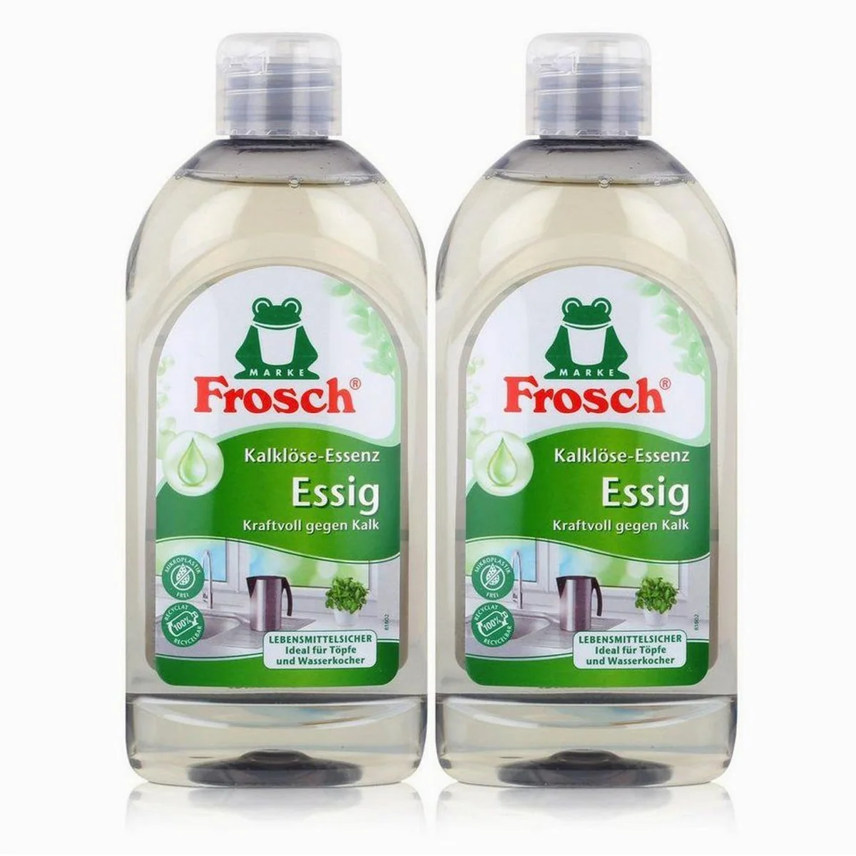 Frosch Essig-Essenz, hochkonzentriert, natürliche Reinigungskraft — 2er Pack 300 ml