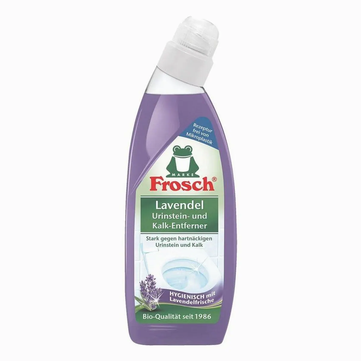 Frosch Lavendel WC-Reiniger, kraftvoll gegen Urinstein und Kalk
