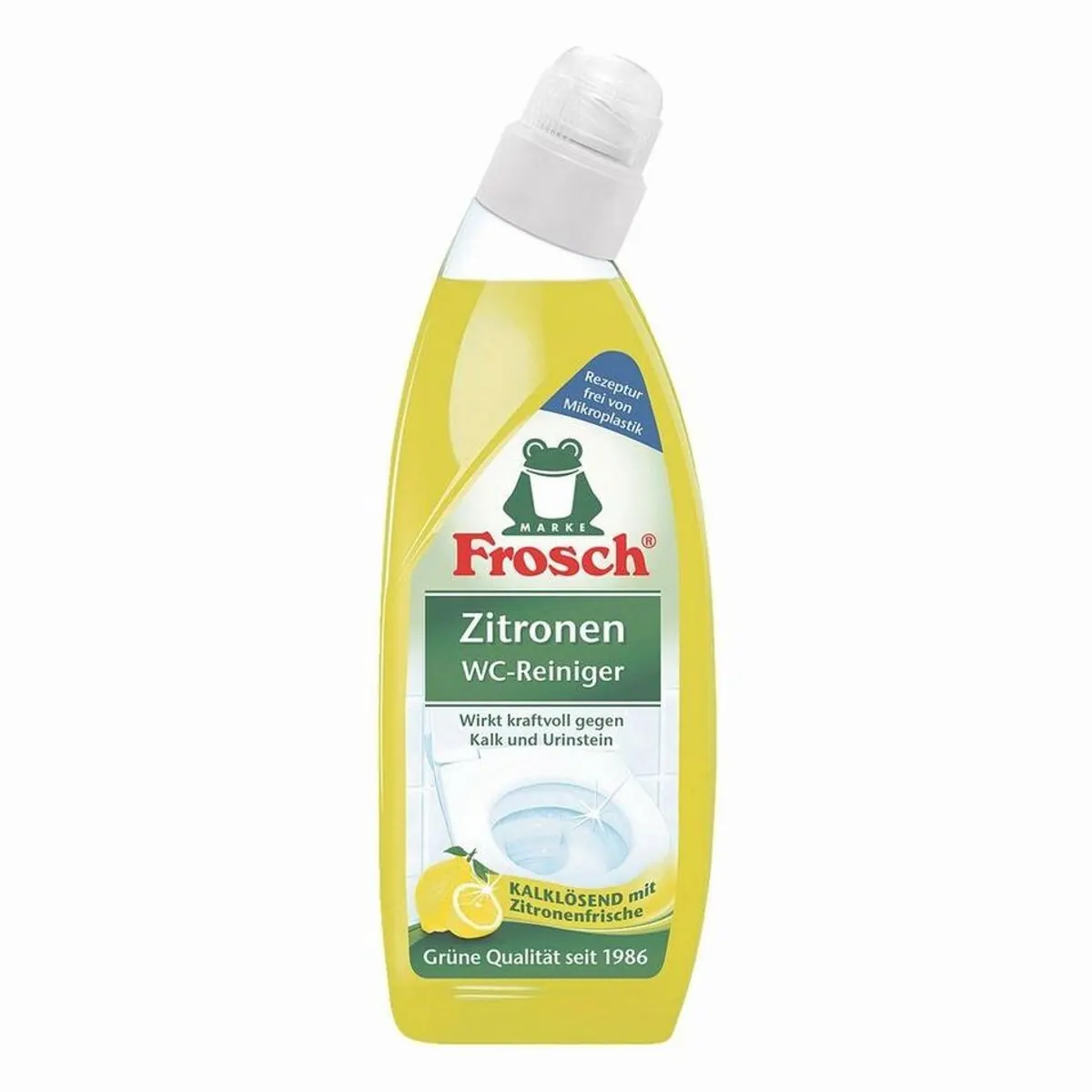 Frosch Zitrone WC-Reiniger, effektive Kalkentfernung und erfrischender Duft