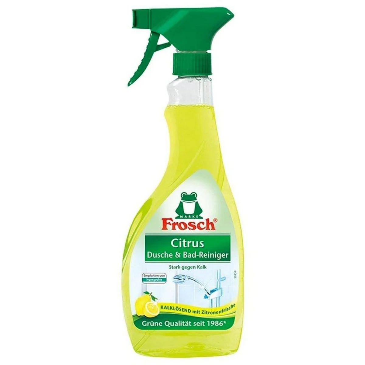 Frosch Citrus Dusche & Bad Reiniger 500 ml, natürliche Reinigungskraft, frischer Duft, dermatologisch getestet