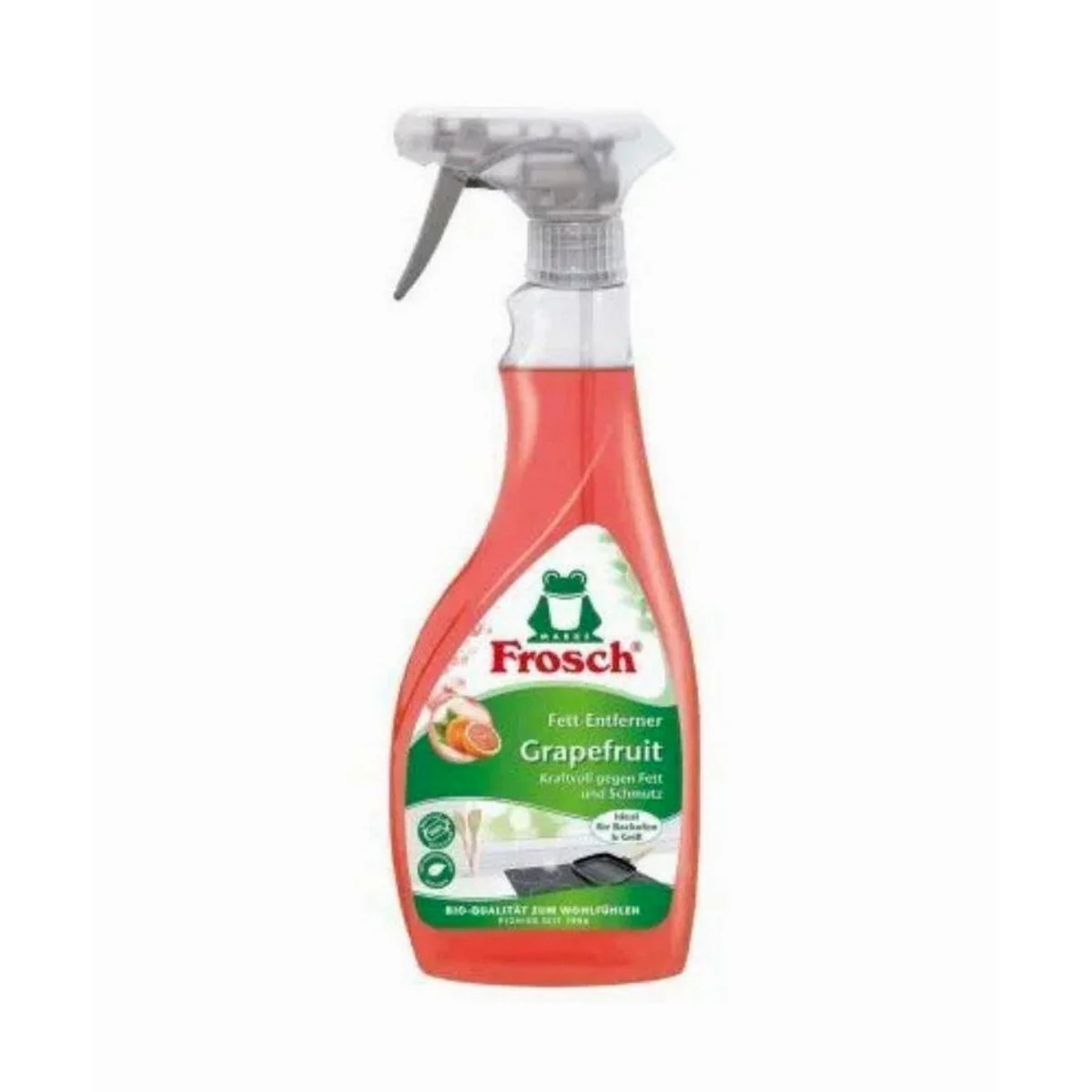 Frosch Grapefruit Fett-Entferner 0,50 l, kraftvoll, biologisch abbaubar, mit Grapefruit-Extrakt