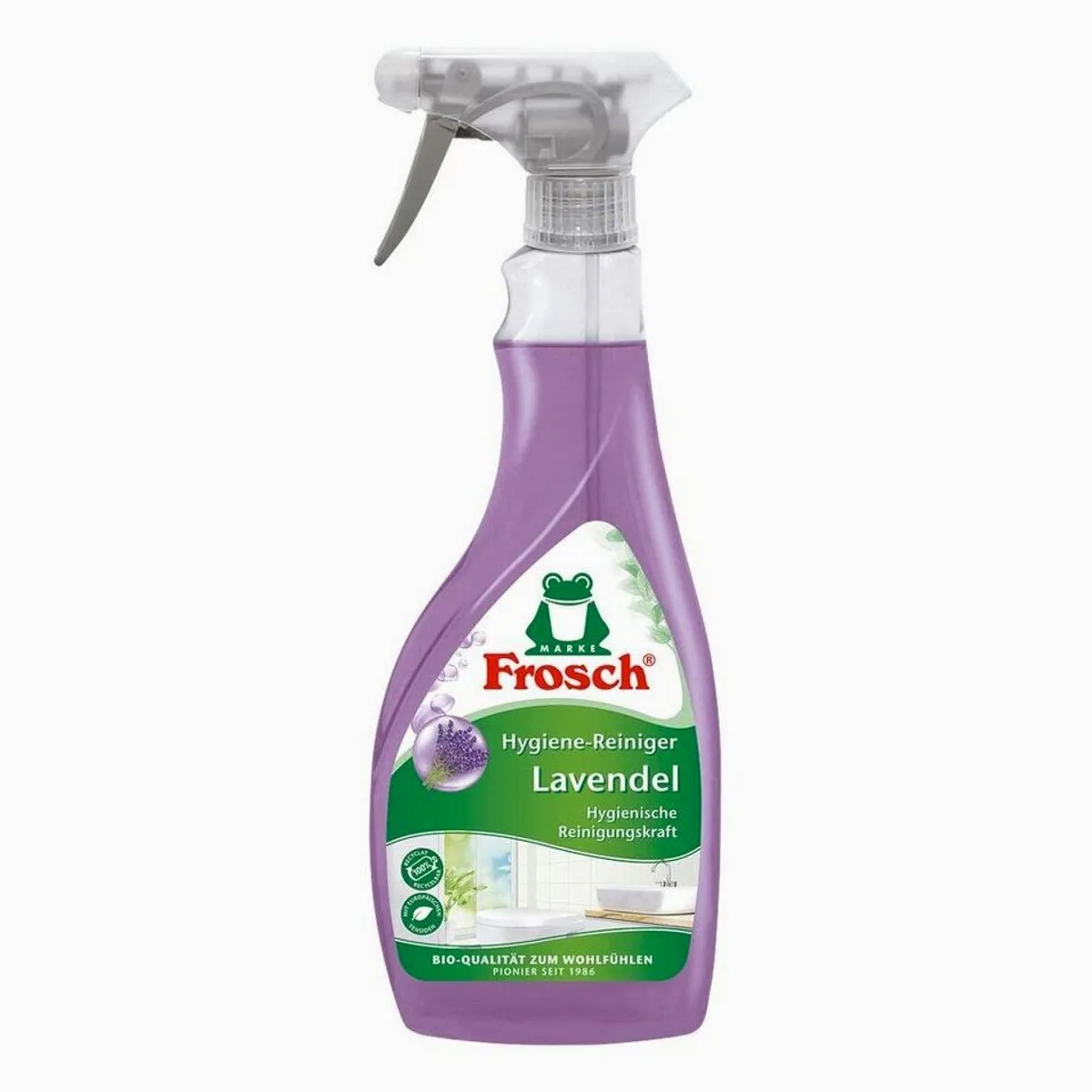 Frosch Lavendel Badreiniger, effektive Reinigung, angenehmer Duft, umweltbewusste Verpackung