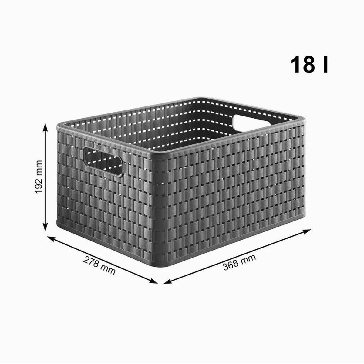 Rotho COUNTRY Rollcontainer, eleganter Rattan-Look, praktische Aufbewahrung, flexible Nutzung 4