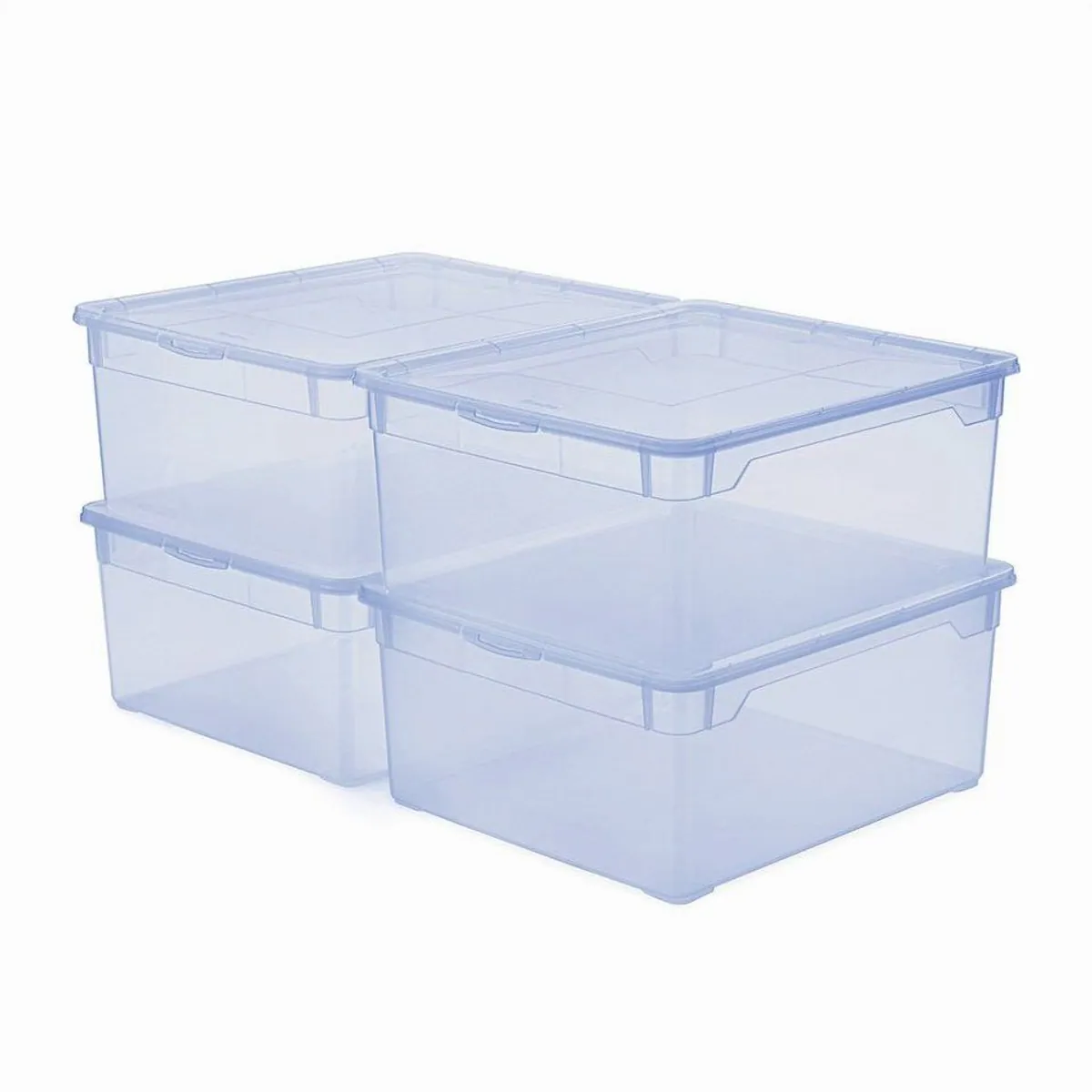 Rotho CLEAR Aufbewahrungsbox 18L, stapelbar, transparent — ideal für Ordnung und Übersicht