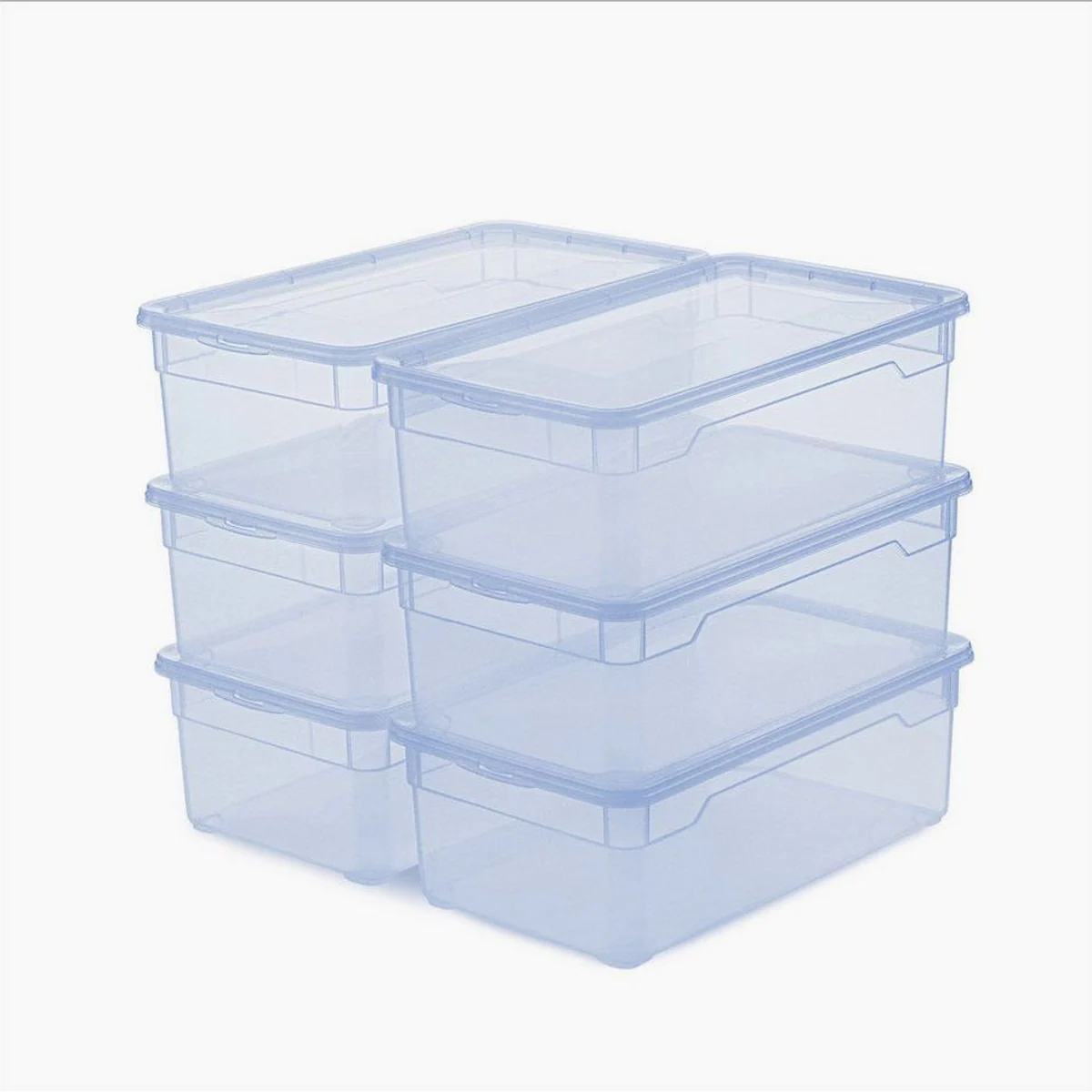 Rotho Clearbox Lady Shoe 5L, transparentes Design, modular & stapelbar
