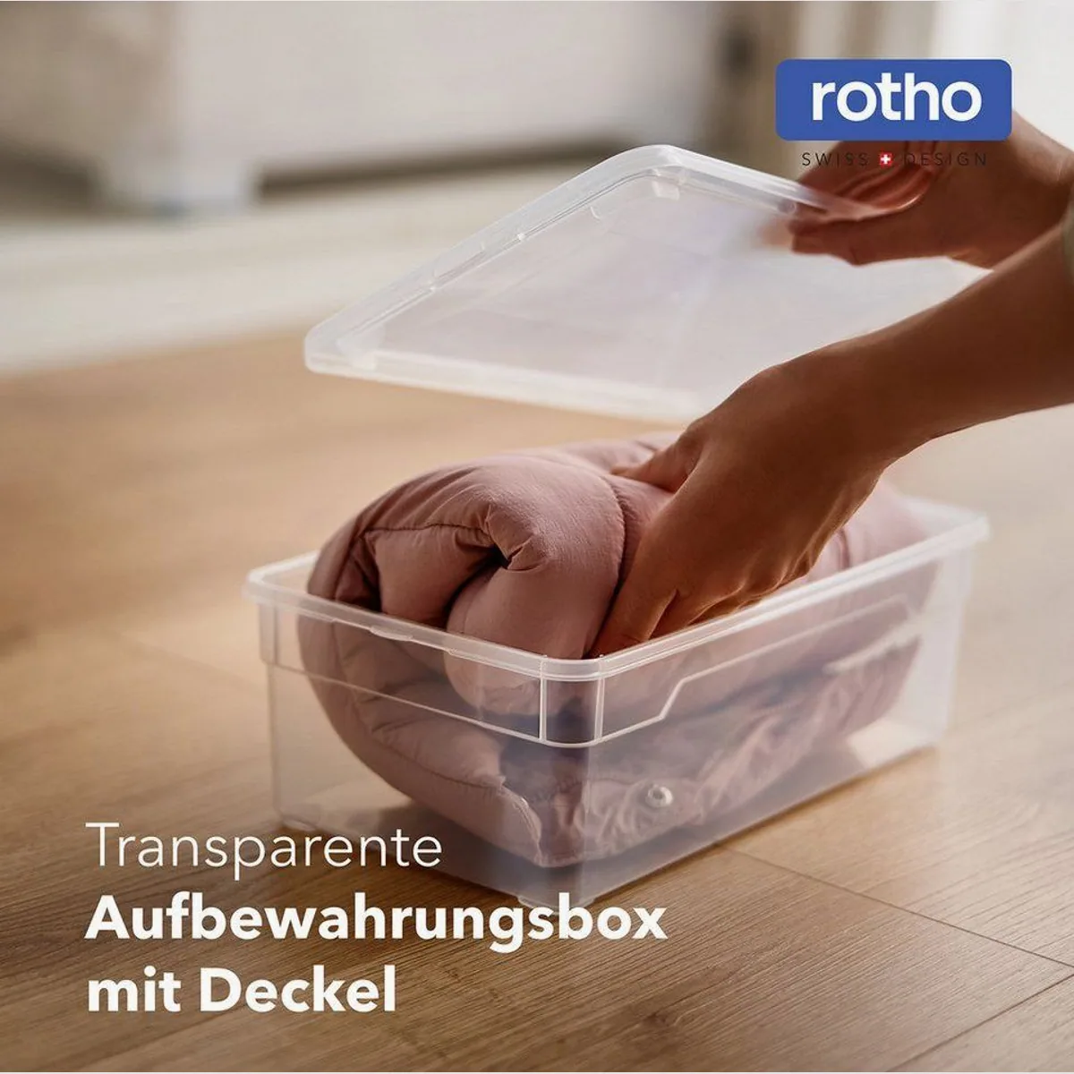 Rotho Clearbox Lady Shoe 5L, transparentes Design, modular & stapelbar 2