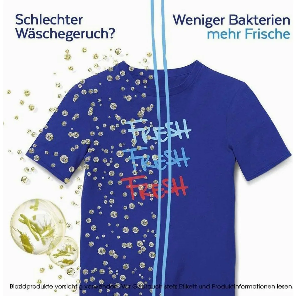 Sagrotan Sensitiv Wäsche-Hygienespüler 8 x 1,5l, 99,9% Bakterienentfernung, ohne Farb- & Duftstoffe 3