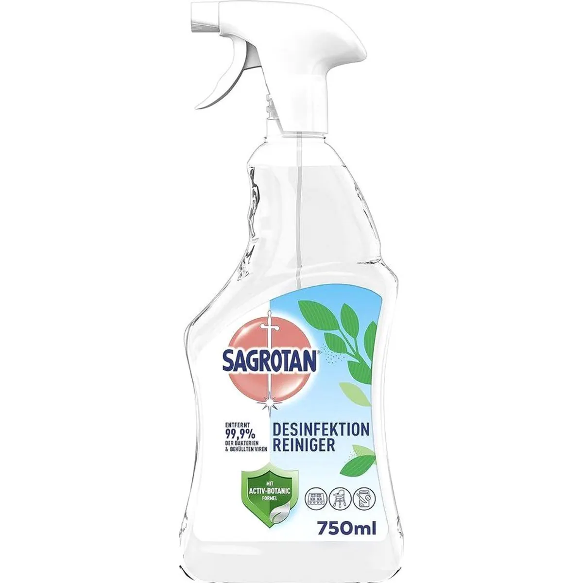 Sagrotan Desinfektionsspray 4 x 500ml, effektive Reinigung, einfache Anwendung, vielseitig einsetzbar 2