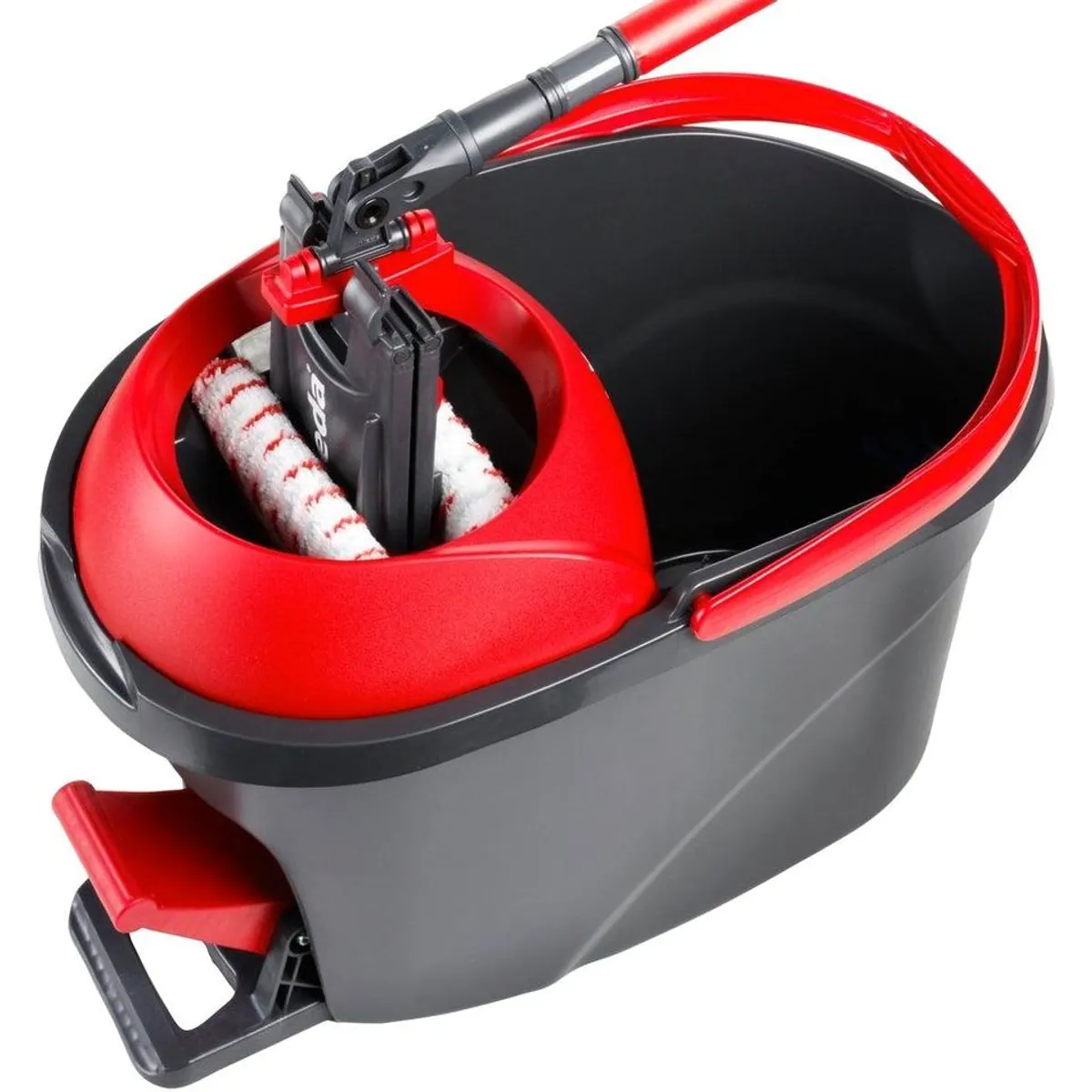 Vileda ULTRAMAX 2in1 TURBO Bodenwischer-Set, individuelle Feuchtigkeitskontrolle, ergonomischer Stiel 2