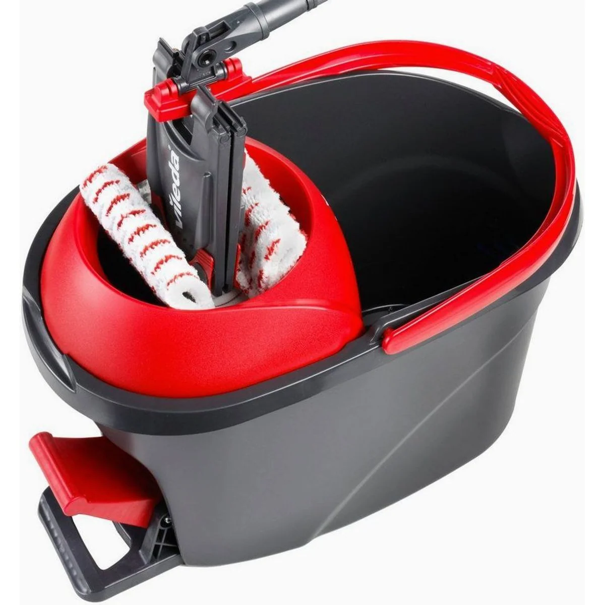 Vileda ULTRAMAX 2in1 TURBO Bodenwischer-Set, individuelle Feuchtigkeitskontrolle, ergonomischer Stiel 3