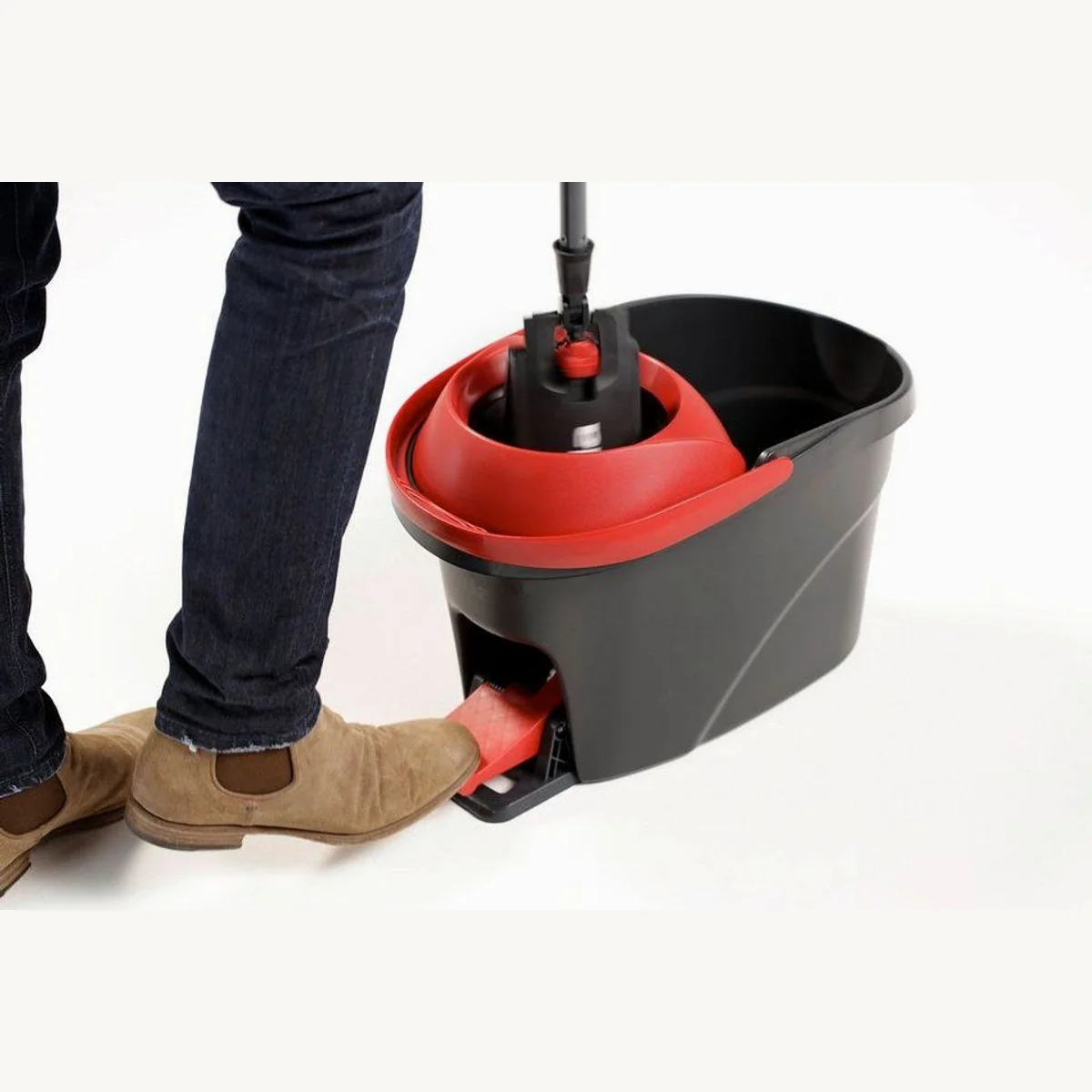 Vileda Ultramax XL Bodenwischer-Set, ideal für große Flächen – inkl. Eimer mit PowerSchleuder 3