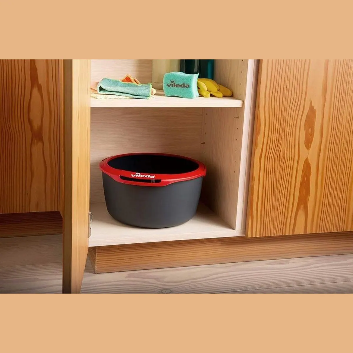Vileda Spin & Clean Wischmopp, effektive Reinigung ohne Chemie 5
