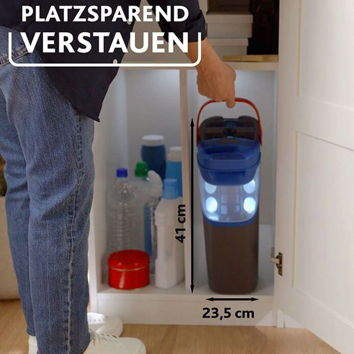 Vileda H2PrO Flat Mop System, 100 % Trennung von Wasser, ergonomisches Design — Set, 3-teilig 5