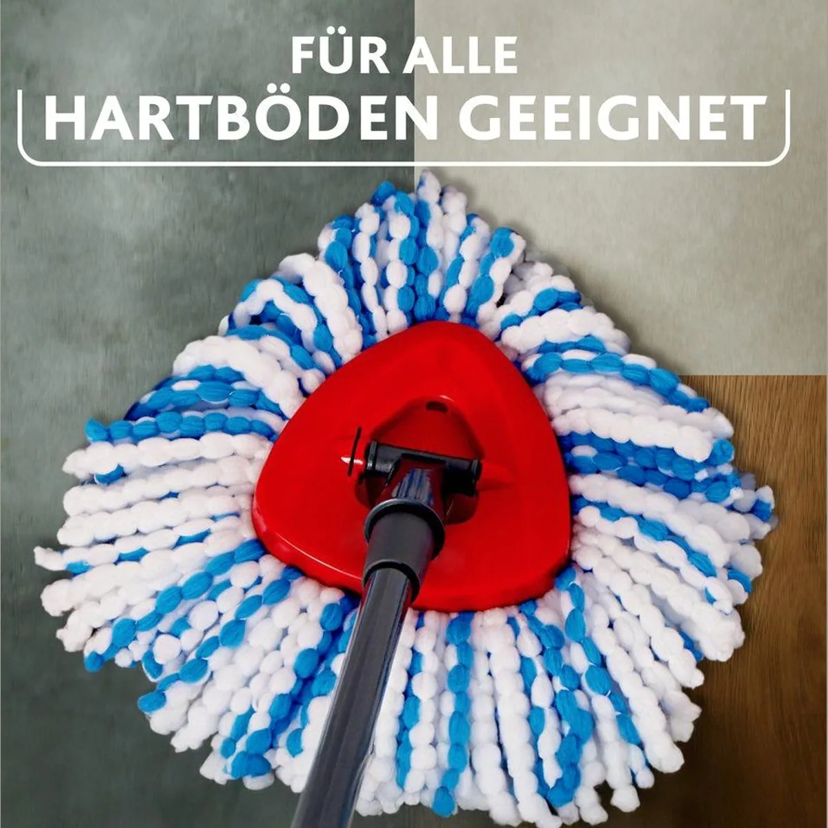 Vileda H2Pro Spinmop Ersatzbezug, leistungsstarke Mikrofasern, waschbar bis 30 °C 2