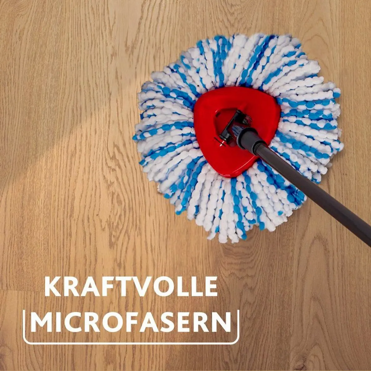 Vileda H2Pro Spinmop Ersatzbezug, leistungsstarke Mikrofasern, waschbar bis 30 °C 5