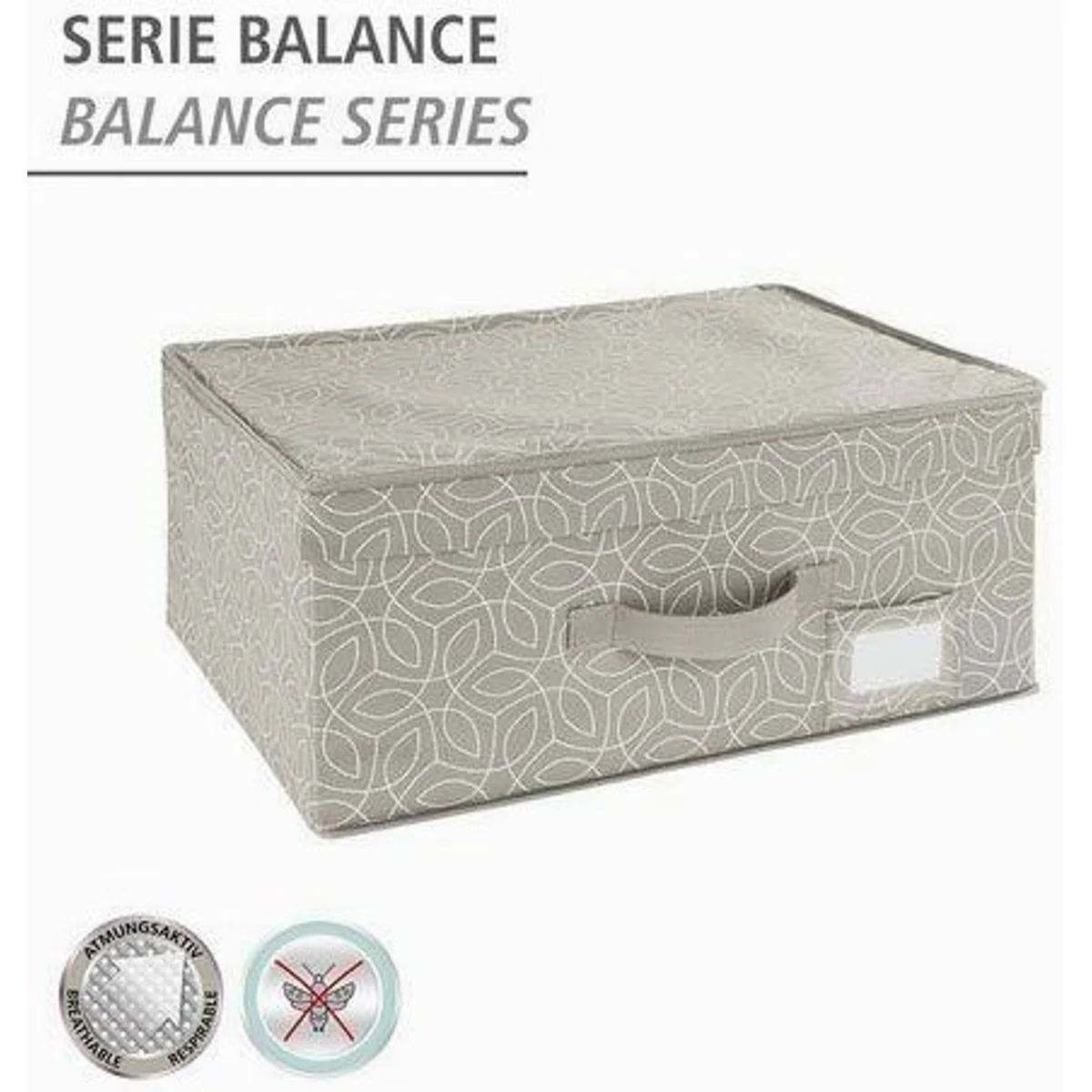 WENKO Balance Organizer, atmungsaktive Aufbewahrungsbox für Kleidung und Zeitschriften 5