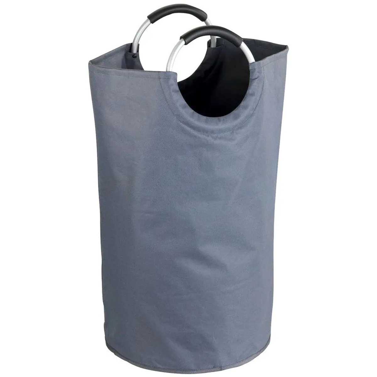 WENKO Wäschesack Jumbo, strapazierfähiges Polyester, Aluminium-Griff — 69 Liter Fassungsvermögen, modisches Design, extra groß
